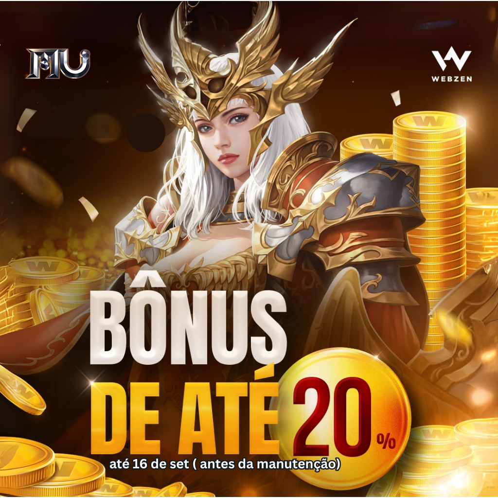 Até 20% de bônus no Muonline da Webzen