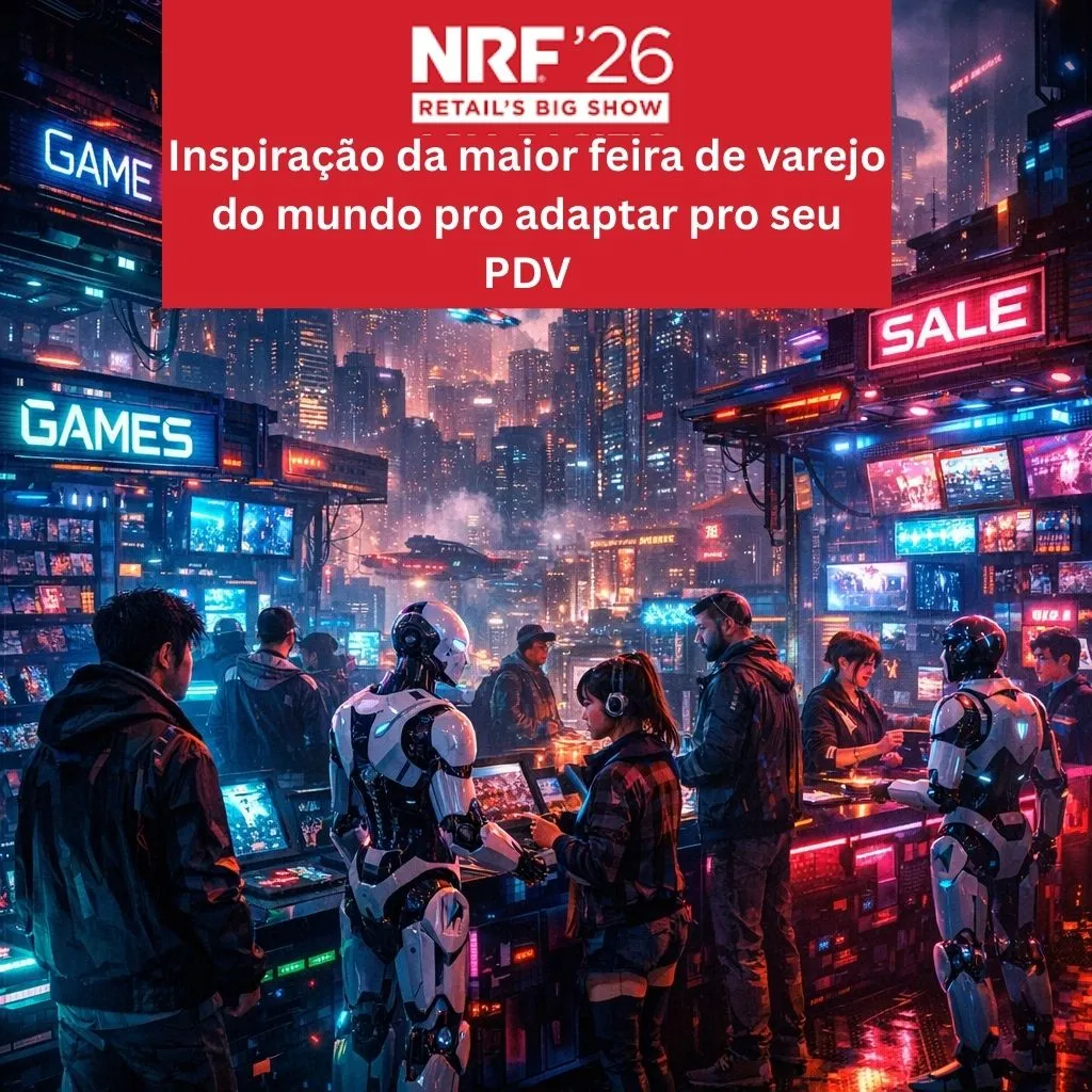 NRF 2026: O Futuro do Varejo Chegou – Como PDVs ligados a Games podem crescer